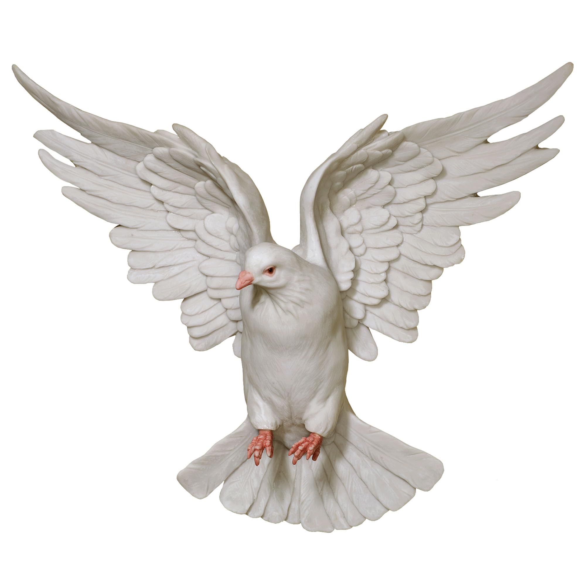 Amazon.com: Touch of Class Windborne Dove Wall Accent Decor, White